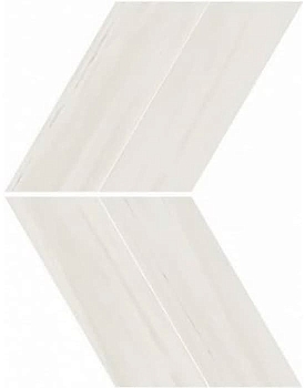 Напольная Marvel Stone Bianco Dolomite Chevron Lapp 22.5x22.9